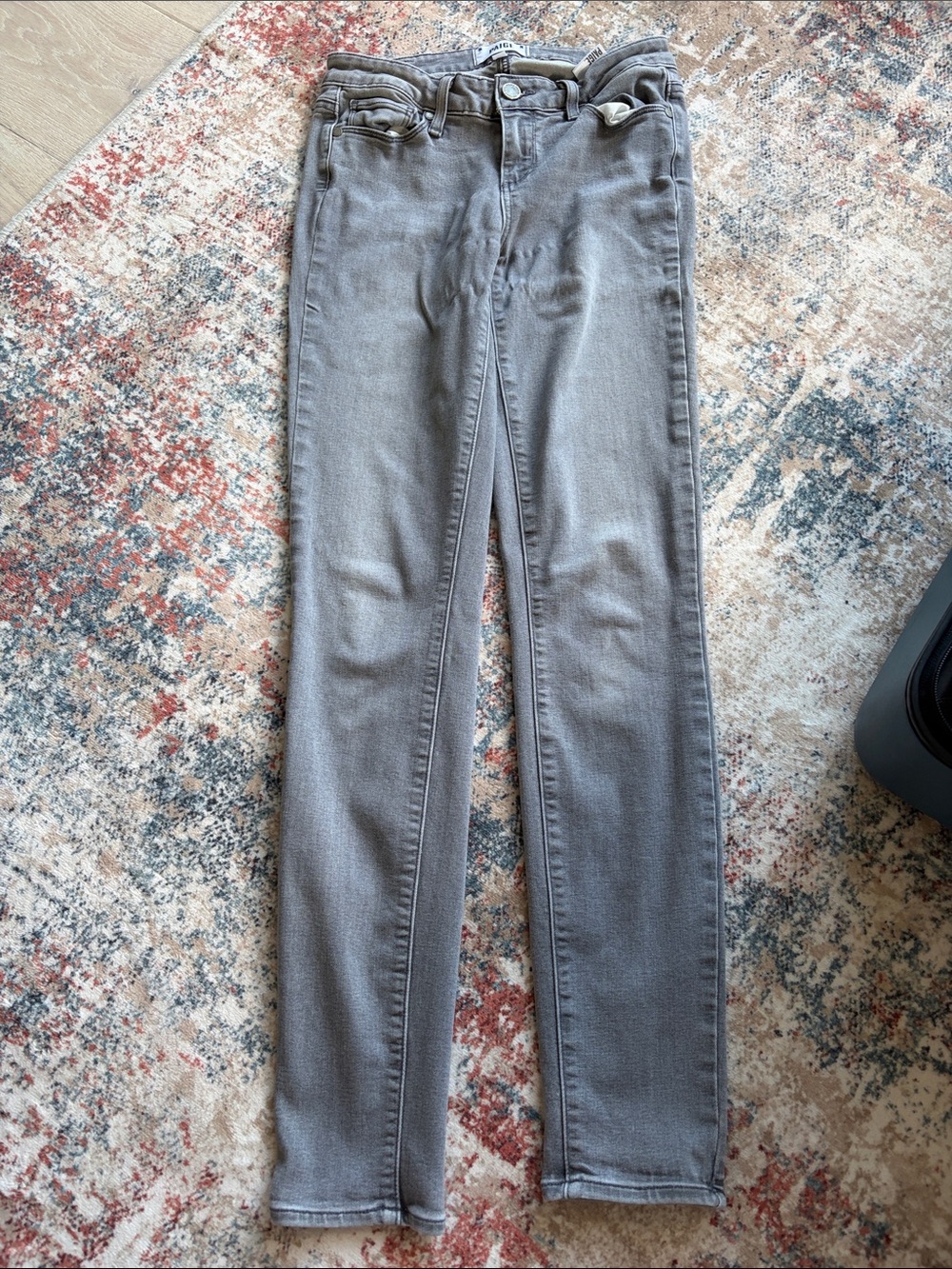 PAIGE Gray Skinny Jeans — Slim Fit Women's Denim - Picture 1 of 5